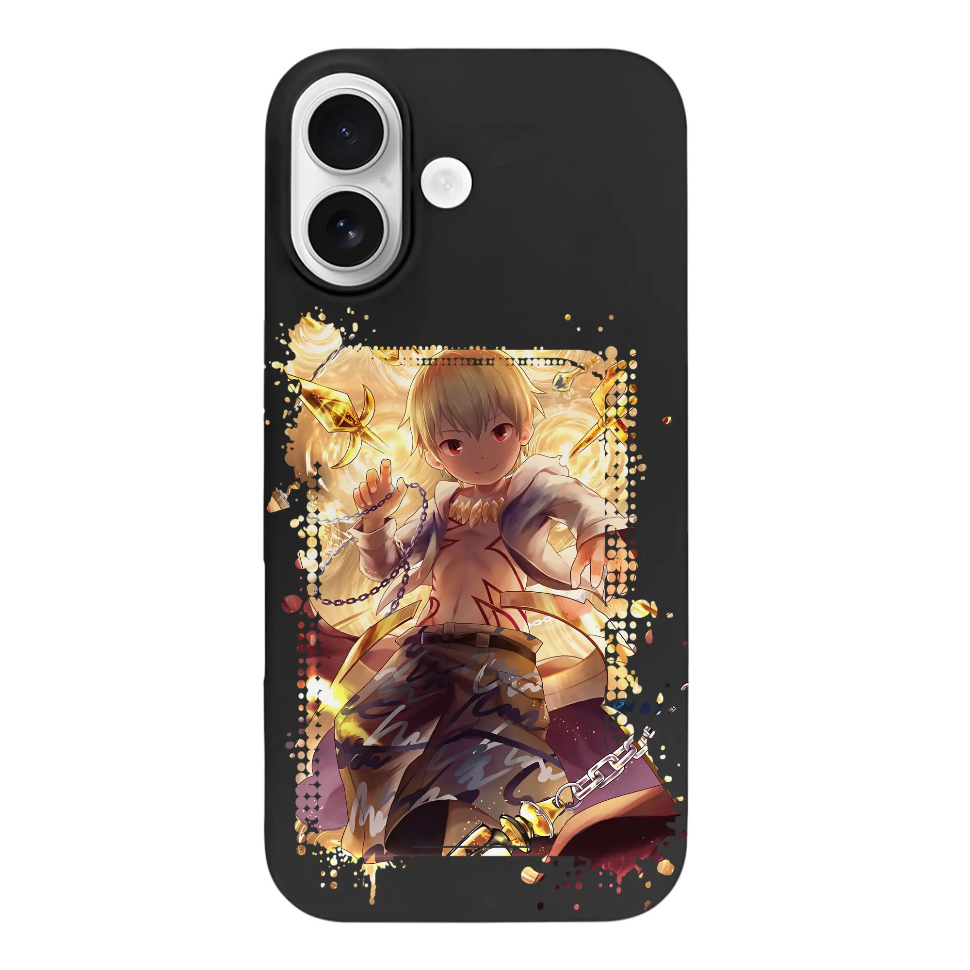 FGO グッズ,ギルガメッシュ - iPhone 17 シリーズ シリコンケース 薄型 耐衝撃 指紋防止 ソフトタッチカバー 精密フィット 傷防止 保護ケース iPhone 17/17 Air/17 Pro/17 Pro Max 対応